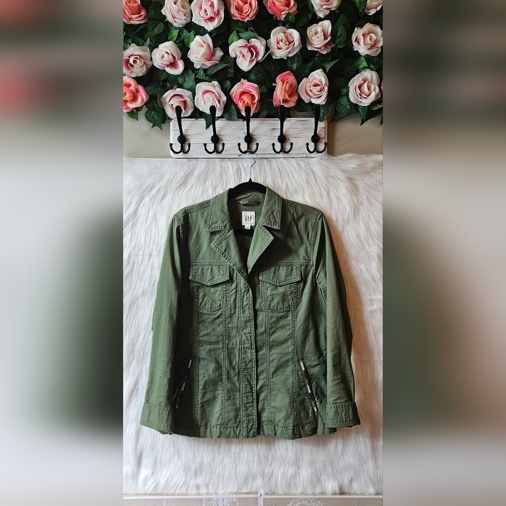 GAP Vintage Wash Army Green Field Jacket